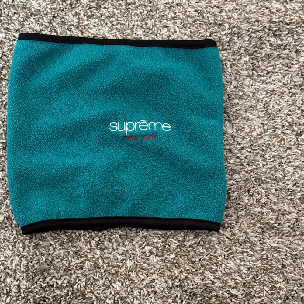 Supreme Turquoise polar tech with Black Trim